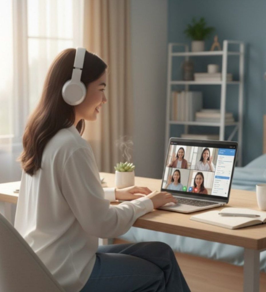 Mahasiswa sedang meninjau peluang magang online untuk menemukan posisi yang sesuai passion.
